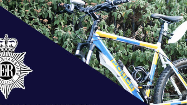 Bike Coding by Nottinghamshire Police 10th July